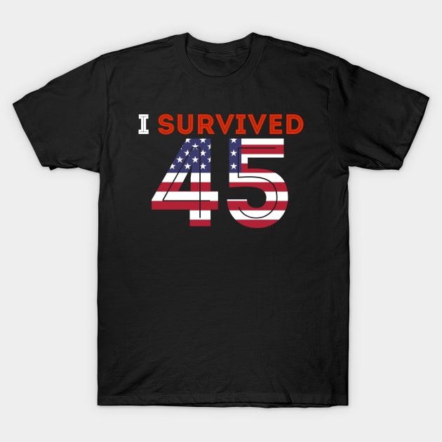 I survived 45 T-Shirt by Dexter